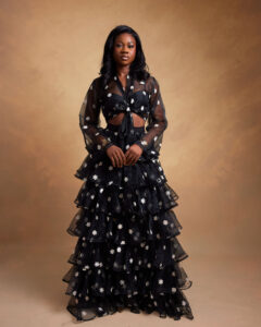 Desire Tiered Organza Set