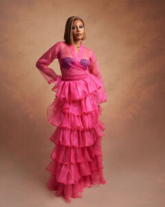 Desire Tiered Organza Set