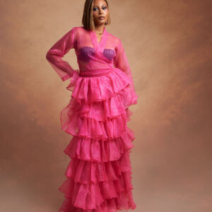 Desire Tiered Organza Set